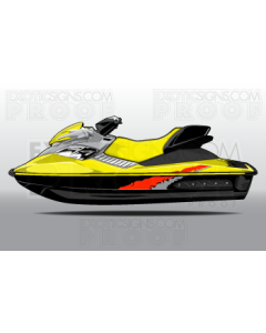 SEADOO RXP/RXP-X GENERATION 1 - 2004 TO 2011 - GRAPHIC KIT - ES0006RXP