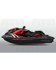 SEADOO RXP-X GENERATION 2 - 2012 TO 2020 - GRAPHIC KIT - ES0002RXP2