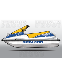 SEADOO SP, SPI, SPX, XP GENERATION 1 - 1989 TO 1993 - GRAPHIC KIT - ES0005SP