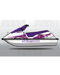 SEADOO SP, SPI, SPX, XP GENERATION 1 - 1989 TO 1993 - GRAPHIC KIT - ES0009SP
