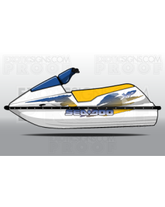 SEADOO SP, SPI, SPX, XP GENERATION 1 - 1989 TO 1993 - GRAPHIC KIT - ES0007SP