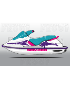SEADOO SP, SPI, SPX, XP GENERATION 2 - 1994 TO 1999 - GRAPHIC KIT - ES0012SPX