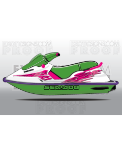 SEADOO SP, SPI, SPX, XP GENERATION 2 - 1994 TO 1999 - GRAPHIC KIT - ES0026SPX