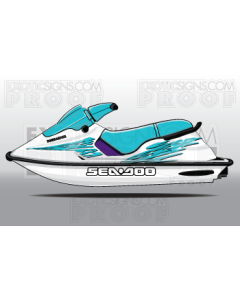 SEADOO SP, SPI, SPX, XP GENERATION 2 - 1994 TO 1999 - GRAPHIC KIT - ES0029SPX