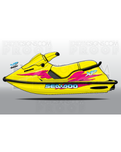 SEADOO SP, SPI, SPX, XP GENERATION 2 - 1994 TO 1999 - GRAPHIC KIT - ES0015SPX