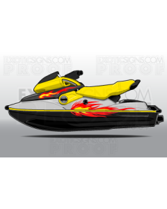 SEADOO XP GENERATION 3 - 1997 TO 2004 - GRAPHIC KIT - ES0001XP2