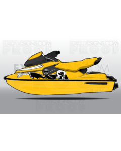 SEADOO XP GENERATION 3 - 1997 TO 2004 - GRAPHIC KIT - ES0002XP2