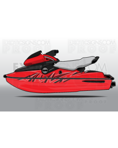 SEADOO XP GENERATION 3 - 1997 TO 2004 - GRAPHIC KIT - ES0008XP2