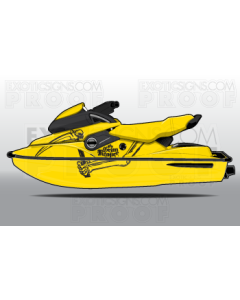 SEADOO XP GENERATION 3 - 1997 TO 2004 - GRAPHIC KIT - ES0012XP2