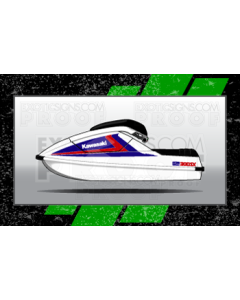 Kawasaki 300 SX Graphic Kit - EK0002K300