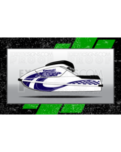 Kawasaki 300 SX Graphic Kit - EK0005K300