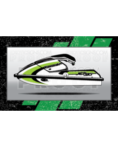 Kawasaki 650 SX Graphic Kit - EK0002K650 