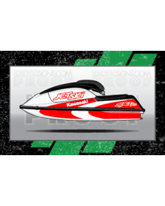 Kawasaki 750 SX / 750 SXI/SXi Pro Graphic Kit - EK0001K750