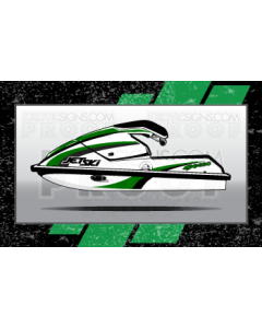 Kawasaki 650 SX Graphic Kit - EK0003K650 