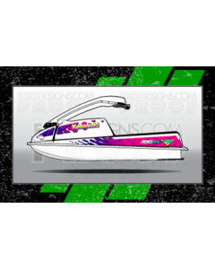Kawasaki Jet Ski 550, 550SX,440, 400 Graphic Kit - EK0013K550