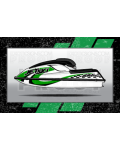Kawasaki 750 SX / 750 SXI/SXi Pro Graphic Kit - EK0002K750
