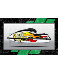 Kawasaki 750 SX / 750 SXI/SXi Pro Graphic Kit - EK0003K750