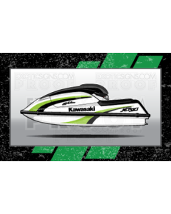 Kawasaki 750 SX / 750 SXI/SXi Pro Graphic Kit - EK0005K750