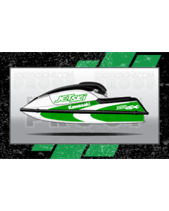 Kawasaki 750 SX / 750 SXI/SXi Pro Graphic Kit - EK0007K750