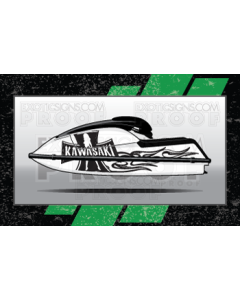 Kawasaki 750 SX / 750 SXI/SXi Pro Graphic Kit - EK0013K750