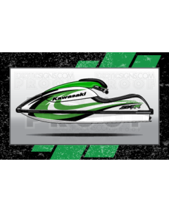 Kawasaki SX-R 800 Graphic Kit - EK0003K800