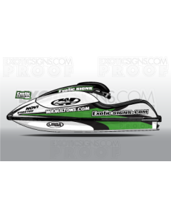 Kawasaki SX-R 800 Graphic Kit - EK0007K800