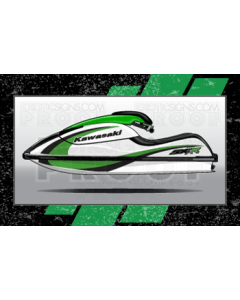  Kawasaki SX-R 800 Graphic Kit - EK0001K800
