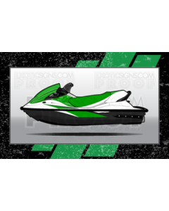 Kawasaki STX-12F, 15F Graphic Kit - EK0001STXG3A
