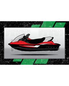 Kawasaki STX-12F, 15F Graphic Kit - EK0003STXG3A