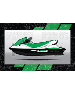 Kawasaki STX-12F, 15F Graphic Kit - EK0005STXG3A