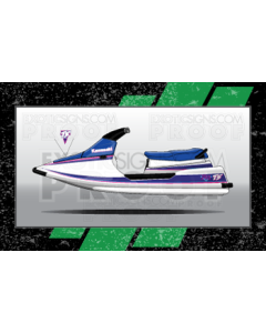 Kawasaki TS 1989 - 1996 Graphic Kit - EK0001KTS