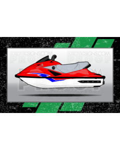Kawasaki Jet Ski Ultra 130/150 Graphic Kit - EK0002U1