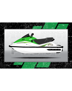 Kawasaki Jet Ski Ultra 130/150 Graphic Kit - EK0003U1