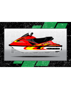 Kawasaki Jet Ski Ultra 130/150 Graphic Kit - EK0007U1