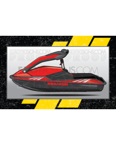 SEADOO 3D - 2005 TO 2007 - GRAPHIC KIT - ES0006S3D