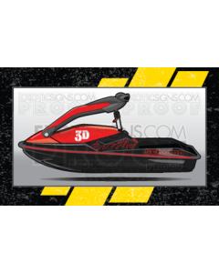SEADOO 3D - 2005 TO 2007 - GRAPHIC KIT - ES0007S3D