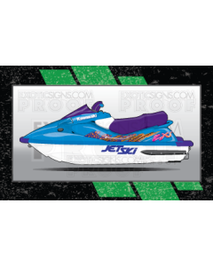 Kawasaki Jet Ski ZXi Graphic Kit - EK0004ZXi