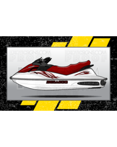 SEADOO GTI/WAKE GENERATION 4 - 2006 TO 2010 - GRAPHIC KIT - ES0008GTIG4