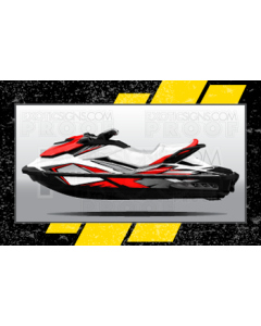 SEADOO GTI GENERATION 5 - 2006 TO 2016 - GRAPHIC KIT - ES0001GTS