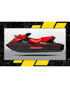 SEADOO RXT/WAKE GENERATION 3 - 2005 TO 2009 - GRAPHIC KIT - ES0001RXT