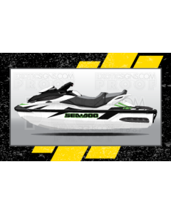 SeaDoo Graphic Kit Generation 4 RXT, Wake ES0001GX4
