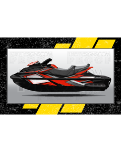 SeaDoo Graphic Kit Generation 4 RXT, Wake ES0002GX4