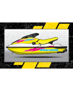 SEADOO HX - 1996 TO 1998 - GRAPHIC KIT - ES0001HX