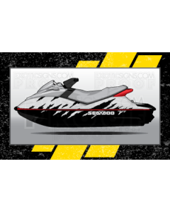 SEADOO RX/RXX - 2000 TO 2004 - GRAPHIC KIT - ES0001RXX