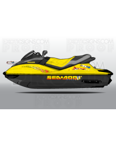 SEADOO RX/RXX - 2000 TO 2004 - GRAPHIC KIT - ES0004RXX