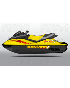 SEADOO RX/RXX - 2000 TO 2004 - GRAPHIC KIT - ES0007RXX