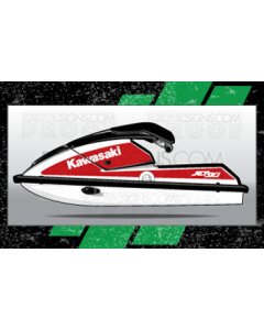 Kawasaki 650 SX Graphic Kit - EK0009K650 