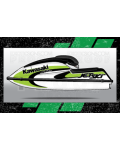Kawasaki 750 SX / 750 SXI/SXi Pro Graphic Kit - EK0004K750