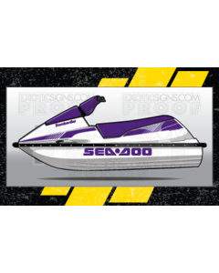 SEADOO SP, SPI, SPX, XP GENERATION 1 - 1989 TO 1993 - GRAPHIC KIT - ES0003SP