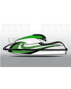 Kawasaki SX-R 800 Graphic Kit - EK0004K800